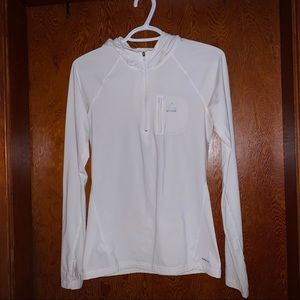 White Adidas Long Sleeve Top